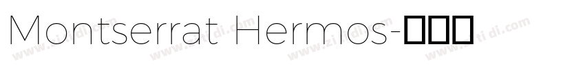 Montserrat Hermos字体转换